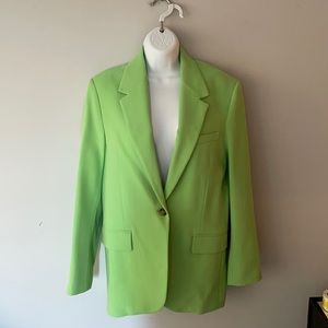Zara Mint Green Oversized Blazer NWOT Size S